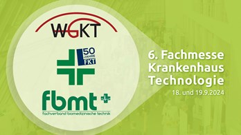 6. Fachmesse Krankenhaus Technologie mit Fachtagung Technik im Gesundheitswesen 2024